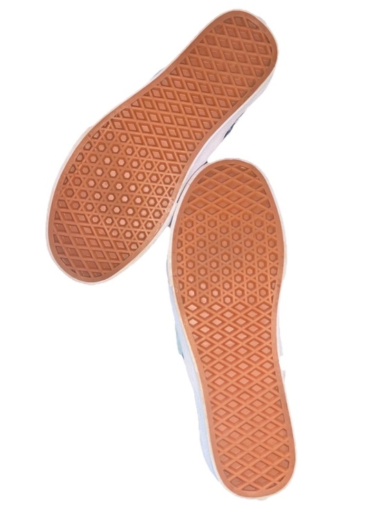 Vans Floral Slip On Sneakers Blue Daisy Canvas Women’s 8 - Picture 5 of 10